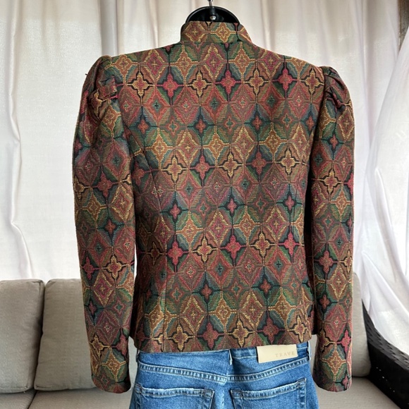 Doncaster Tapestry Blazer Jacket Vintage - Picture 9 of 11